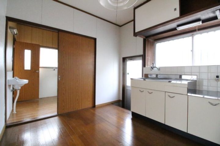 岡山県岡山市南区当新田(一戸建)の賃貸物件東北5のキッチン