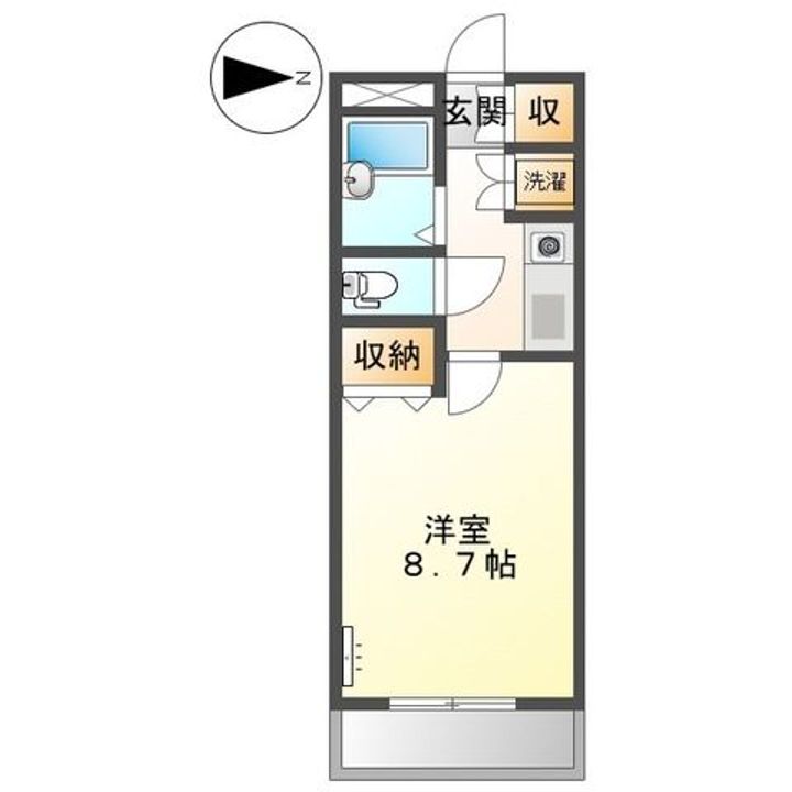 クオリティーⅡ203の間取り
