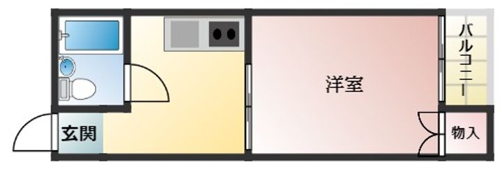 パスワードマンションの間取り