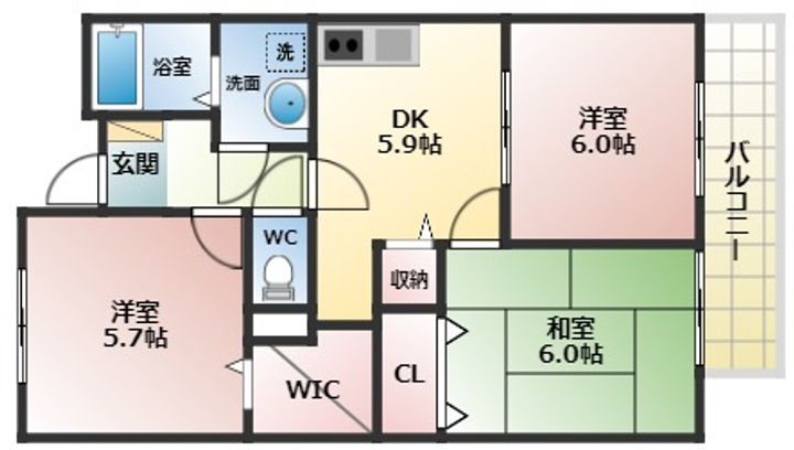 グランキーファーの間取り