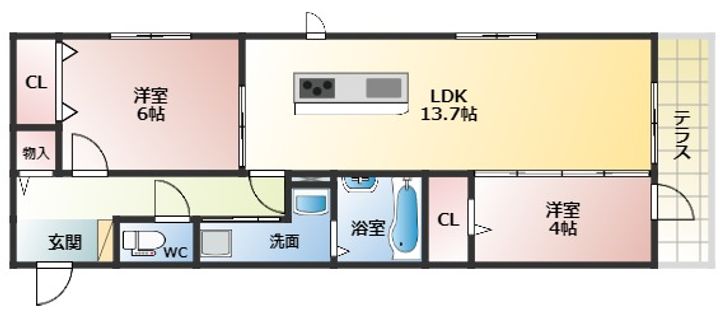 HKハイムの間取り