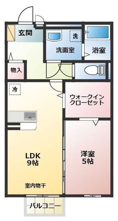 ドリーム葉月 七番館の間取り