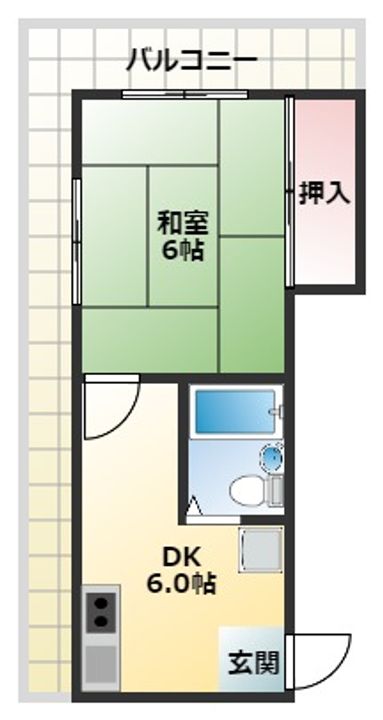 福田ポリスの間取り