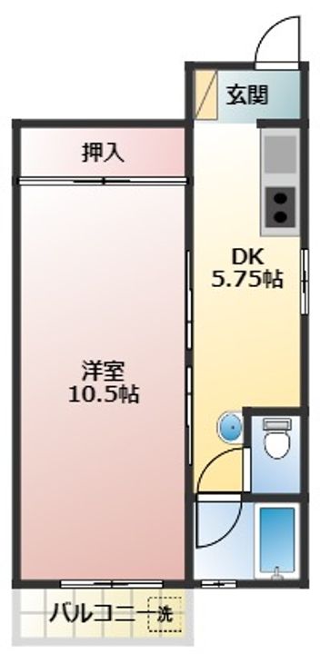 恵マンションの間取り