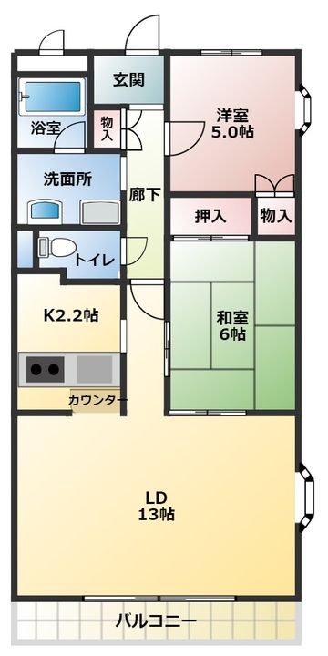 シンフォニーレジデンス藤沢台の間取り
