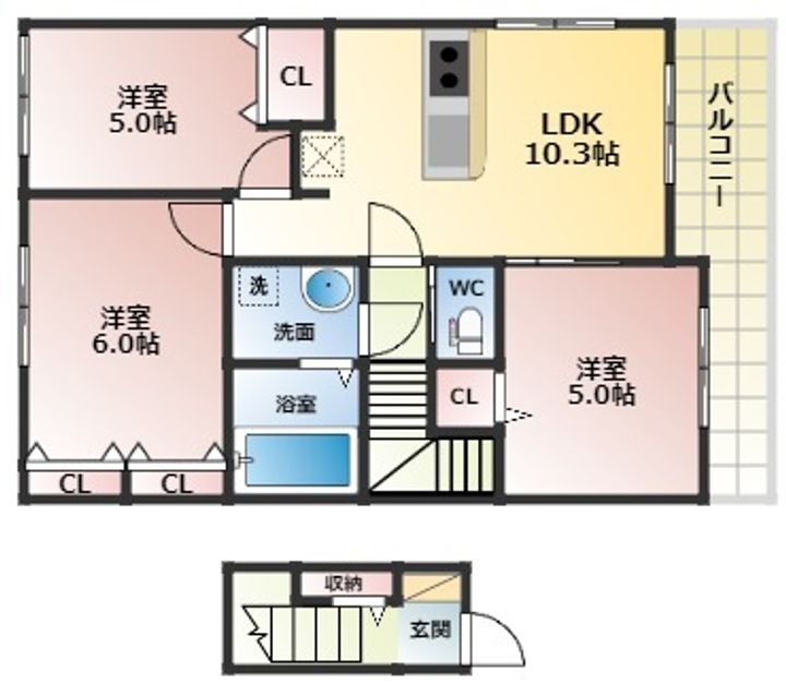ラフレーゼの間取り