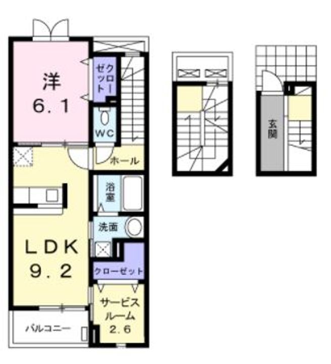 アルファコートの間取り