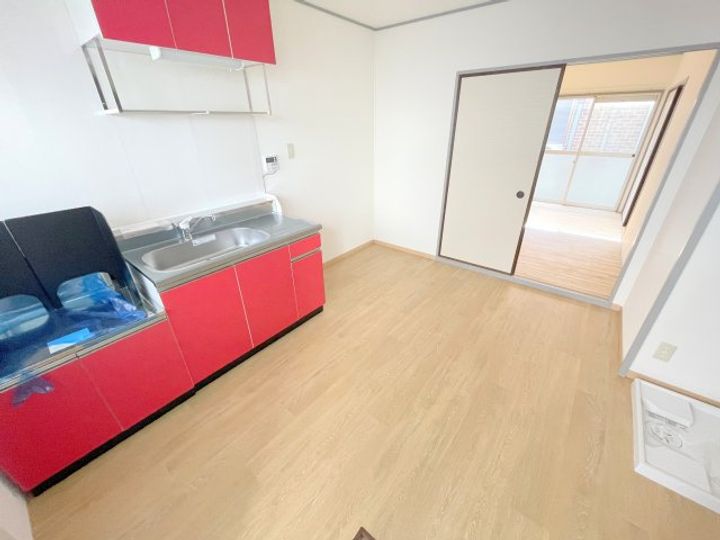 尾崎ハイツ A棟の居間
