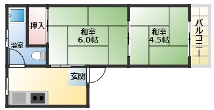 三和マンションの間取り