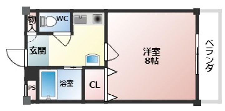 プロスパーハイツ古市の間取り