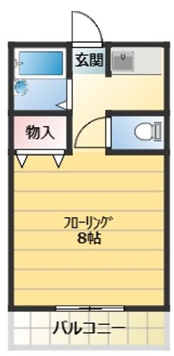 メゾンクレールSの間取り