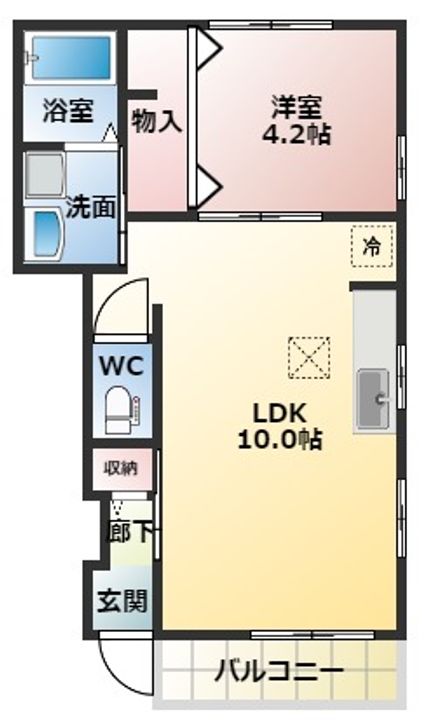 LaForestaⅡの間取り