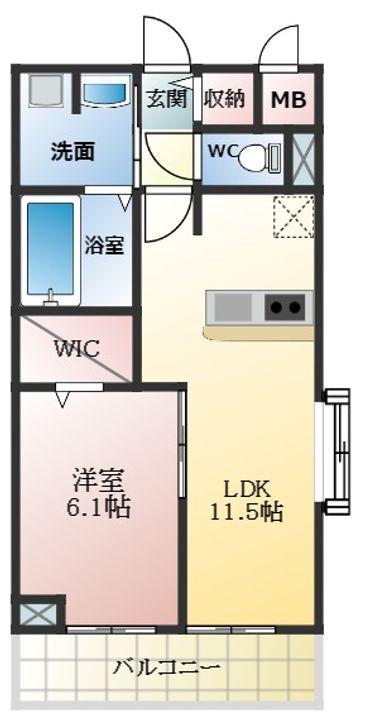 アルモニーブラッセの間取り