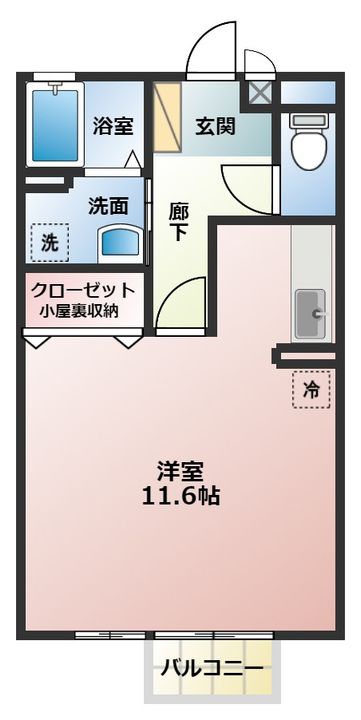 AMOUR ASABUの間取り