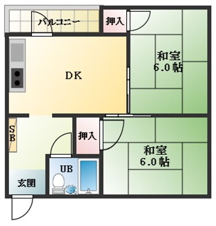 大栄ハウスの間取り