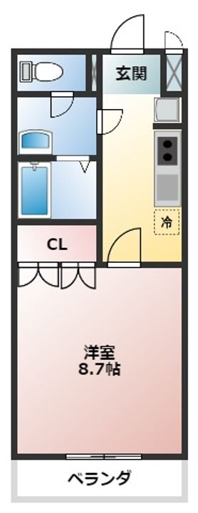 ルミナス松山の間取り