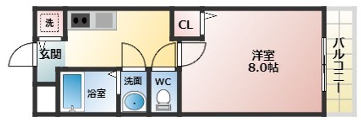 パーシモンフィールドの間取り
