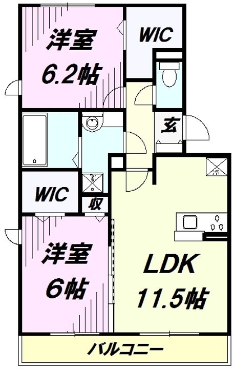 匠乃館 Aの間取り