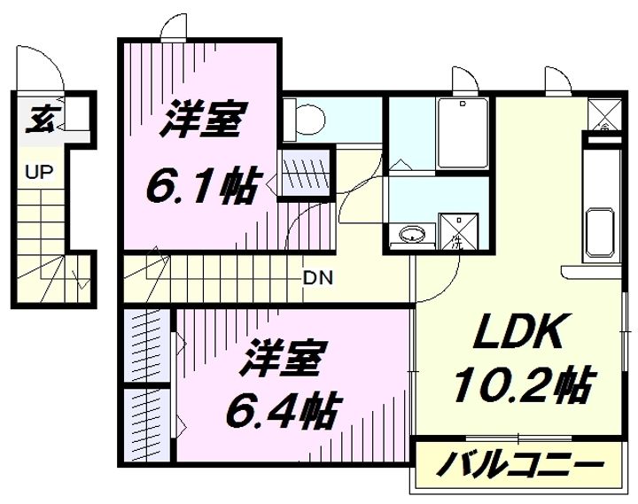 ベルナティオⅡの間取り