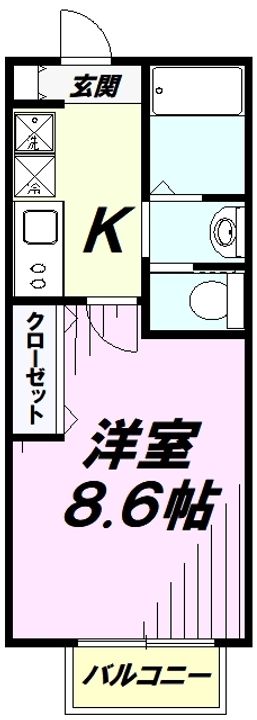 キャメル狭山ヶ丘の間取り