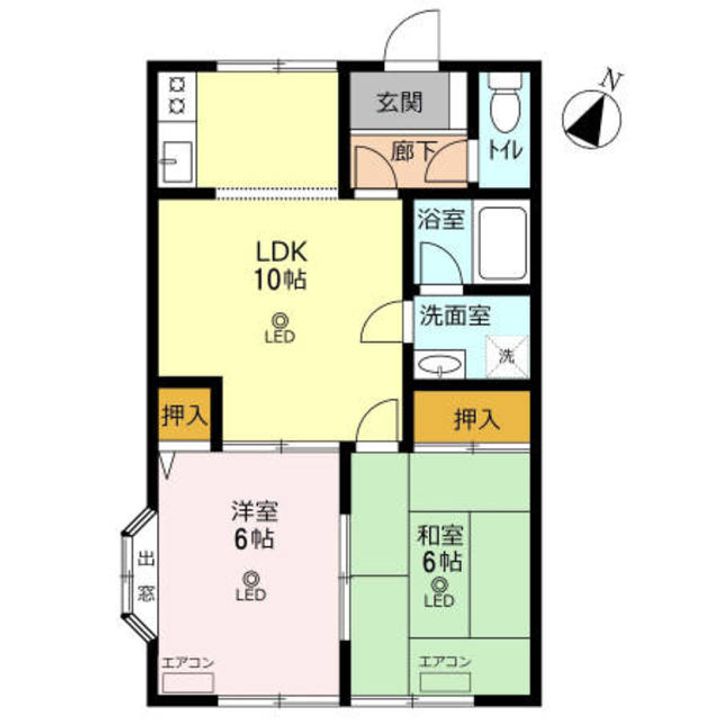トゥインクル広瀬の間取り