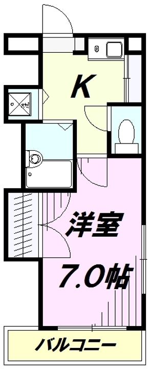 エクセレンス西所沢の間取り