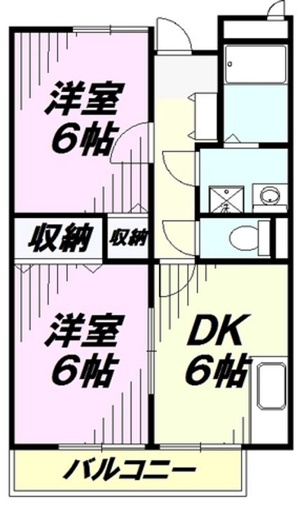 カロンステラ202の間取り
