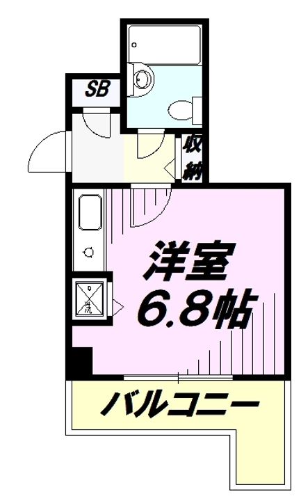 杉浦ハイツ狭山の間取り