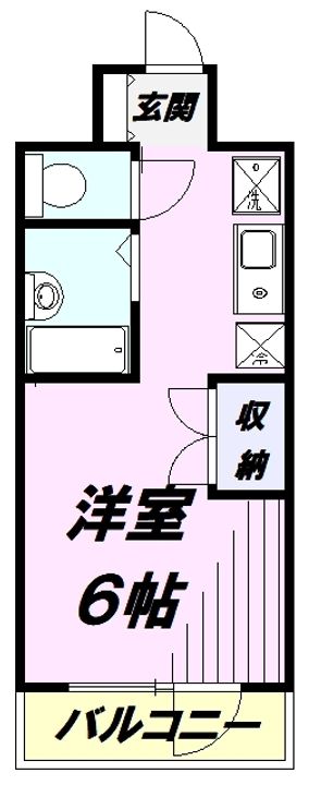 アルプ所沢の間取り