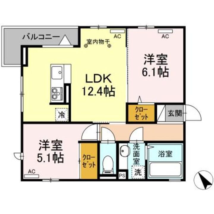 ストリーム久米川の間取り
