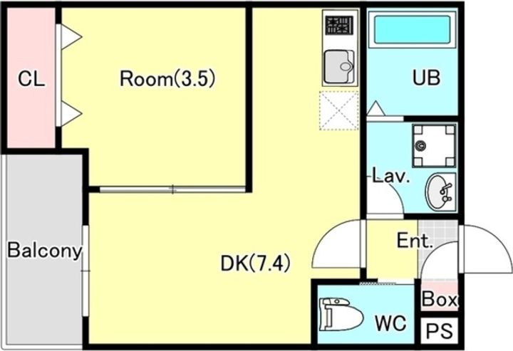 ジーメゾン狭山中央の間取り