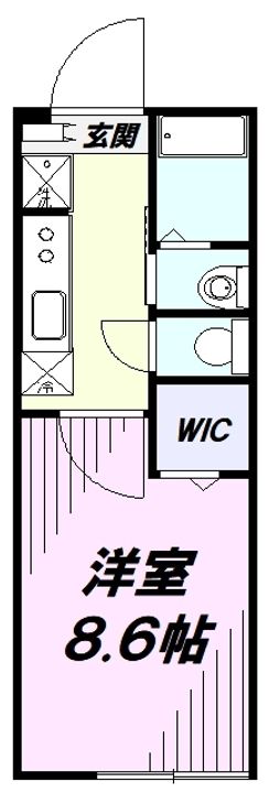 One−stage狭山203の間取り