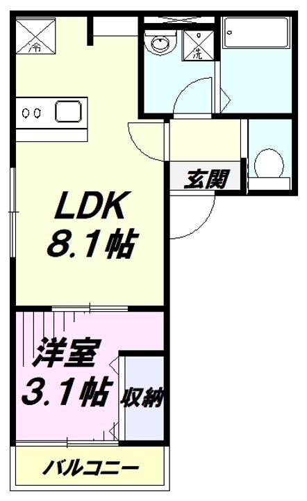 KEIAI RESIDENCE 清瀬の間取り