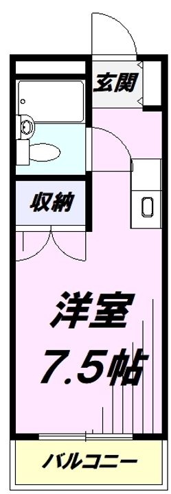 ロイヤルハイツ東所沢の間取り