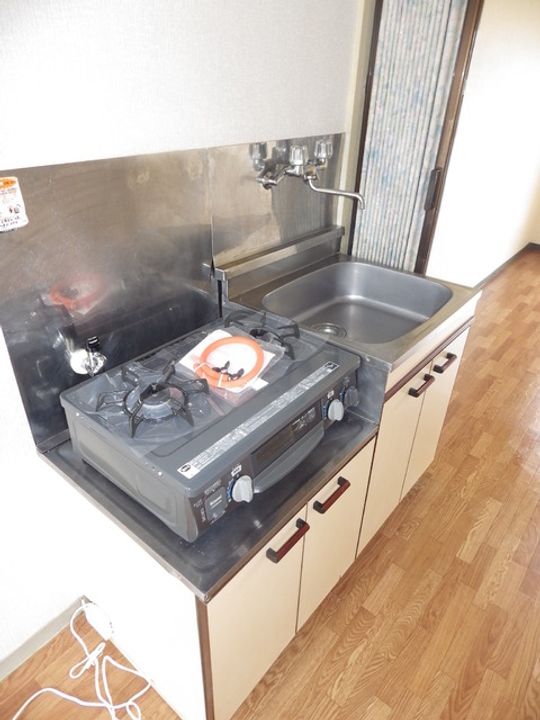 キャビンタコスのキッチン