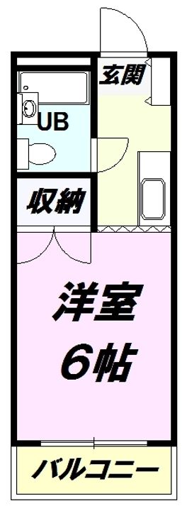 テェイルスクウェア203の間取り