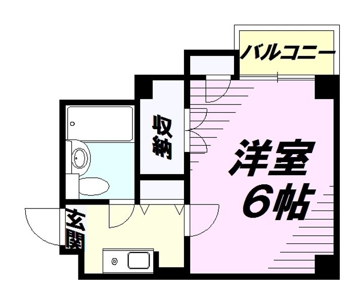 コアハイム八王子506の間取り