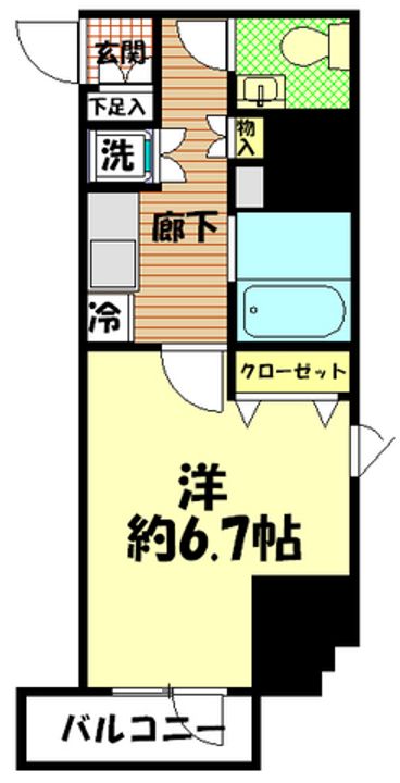 スパシエ八王子クレストタワーの間取り
