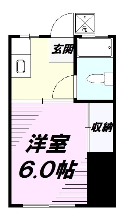 アパートマスヤの間取り