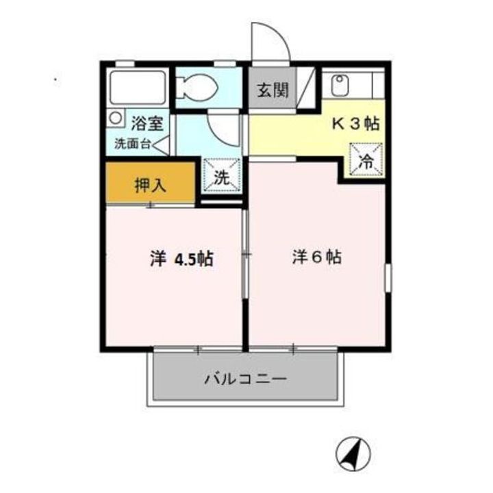 ツバキハイム の間取り
