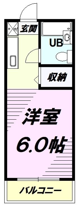 パークサイドBの間取り