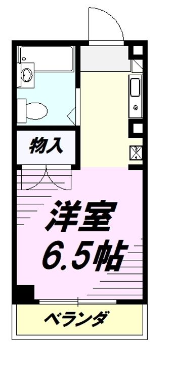 ホワイトウイング片倉Ⅰの間取り