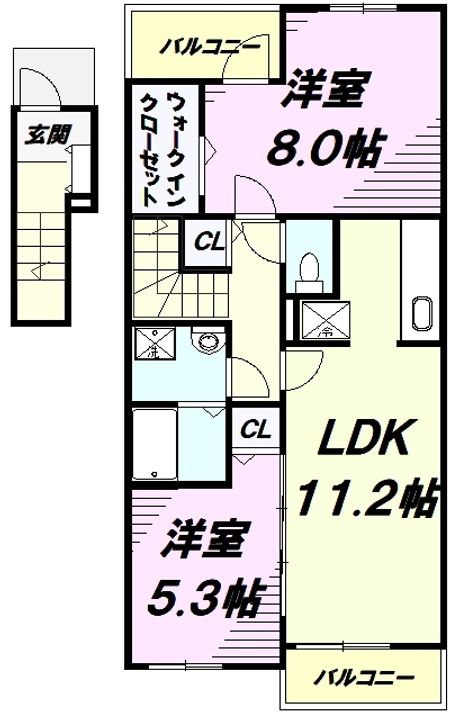 Maison 桜の間取り