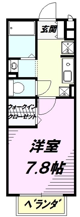 リヴェールエフティ Ⅱの間取り
