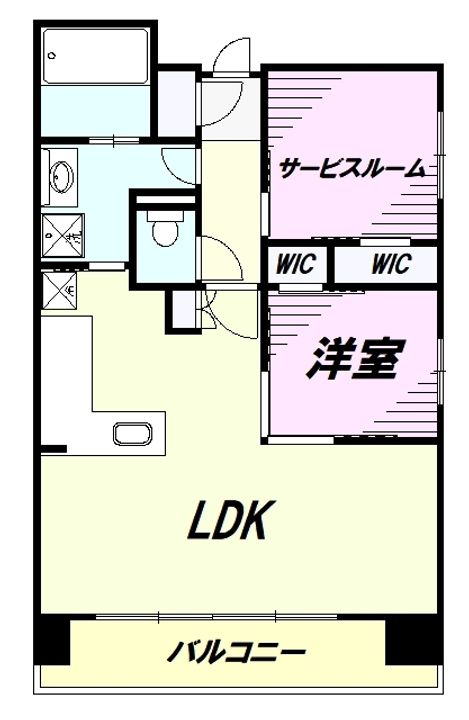 八王子レジデンス の間取り