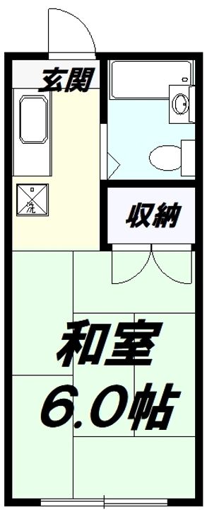 タイガーハイツCの間取り