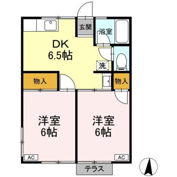 シティハイム251の間取り