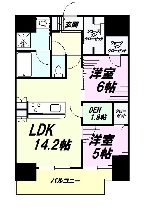 LUXENA八王子寺町の間取り