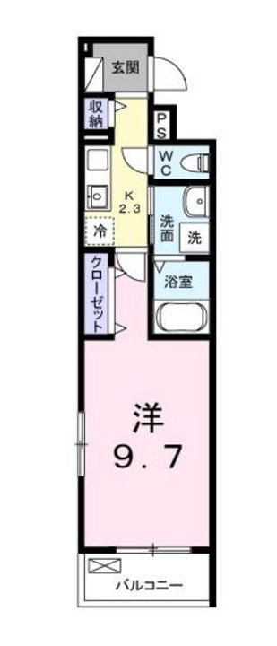 フットヒルズ Mの間取り