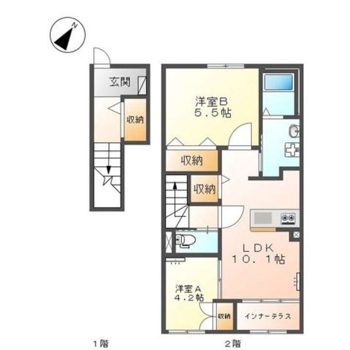 キャメロット八王子の間取り